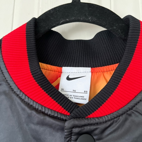 Nike x Space Jam Lebron Tune Squad Men`s Varsity Jacket Black - Picture 5 of 14